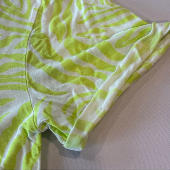 SOUL CYCLE Neon Yellow Women’s Cropped Athletic T-shirt with Logo Size Small - Picture 8 of 10